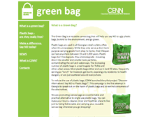 Tablet Screenshot of greenbag.cenn.org
